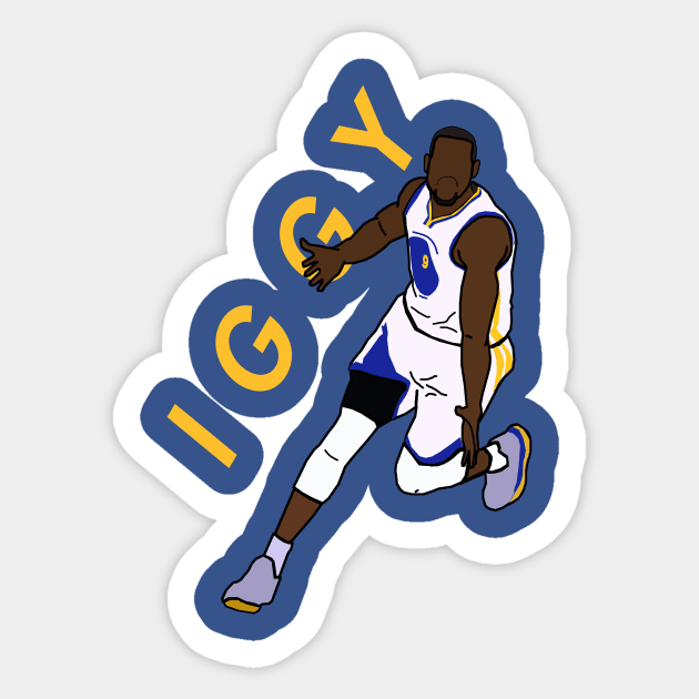 Andre Iguodala 'IGGY' - NBA Golden State Warriors Sticker by xavierjfong